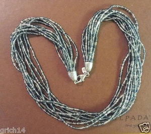 Collana Silpada MULTI Argento Sterling Grigio Argento Foderato Vetro N2115 RITIRATA - Foto 1 di 4