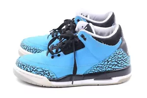 NIKE AIR JORDAN Damen Sneaker EUR 38 UK 5 CM 24 Blau Turnschuhe High-Top - Bild 1 von 8