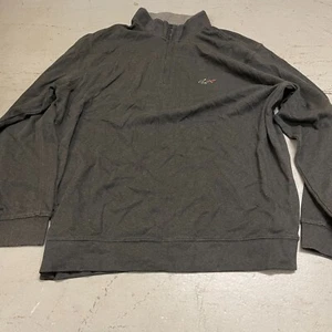Greg Norman Pullover Shirt Long Sleeve 1/4 Zip Mock Neck size 2XL Gray - Picture 1 of 6