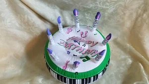 One Dozen Musical Themed Inflatable Birthday Cakes For All Ages- New in wrapper - Picture 1 of 6