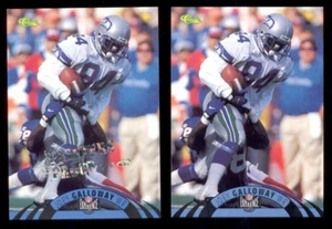Tarjeta 1995 NFL EXP JOEY GALLOWAY Seattle Seahawks + tarjeta de inserción de prueba de impresoras - Imagen 1 de 1