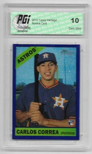 Carlos Correa 2015 Topps High #563 Purple Refractor Rookie Card PGI 10 - Picture 1 of 1
