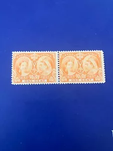 Canada Scott 51 coppia ottime condizioni NH OG 1 centesimo emissione giubileo - Foto 1 di 2