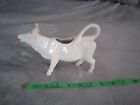 Vintage Stamped Germany 1498 White Cow Creamer / Bull Farmhouse Rustic