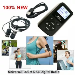 Portable Pocket Digital DAB/DAB+ FM Radio Earphone Bluetooth MP3 Player Personal - Picture 1 of 10