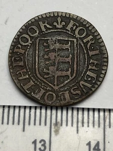 Token del siglo XVII ""Uso de los pobres"" - Great Yarmouth - Norfolk 286 (E512) - Imagen 1 de 2