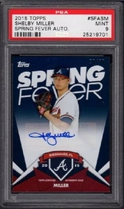 Tarjeta de béisbol 2015 Shelby Miller Topps Spring Fever/50 grado PSA 9 - Imagen 1 de 2