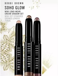 Bobbi Brown SOHO GLOW Mini Long-Wear Cream Shadow Trio Set ~ NEW ๐ - Picture 1 of 3