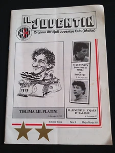 *** IL JUVENTIN *** RIVISTA UFFICIALE JUVENTUS DI MALTA GIUGNO 1987 !!! - Foto 1 di 4