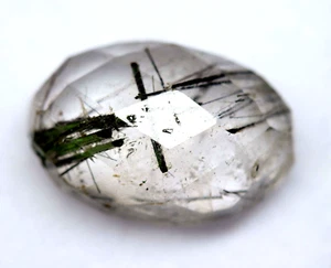 9.85 Ct Natural Smoky Quartz Untreated Oval Checker Cut Loose Gemstones - Picture 1 of 5