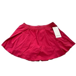 Lululemon Narrow Waistband Tennis Skirt Size 12 NWT $98 Skort Pockets Red - Picture 1 of 11