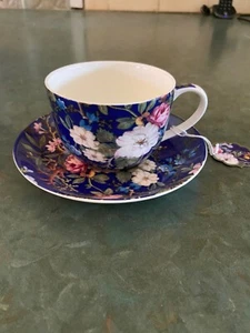 Maxwell & Williams Cashmere Floral Muse Teacup and Saucer - Picture 1 of 8