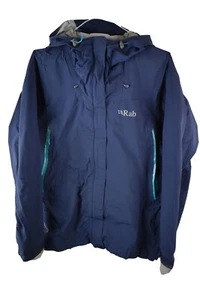 RAB Vidda Blue Windbreaker Jacket size Uk 12 Womens Event Waterproof Rain - Picture 1 of 18