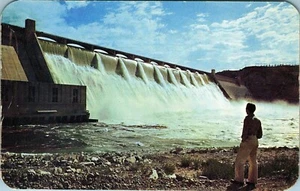 Grand Coulee Dam Coulee Dam Washington Postcard 1950 Posted - Picture 1 of 2