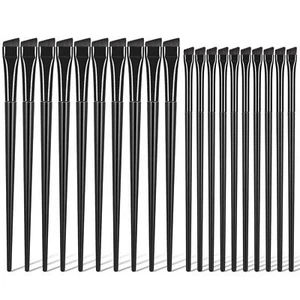 20 Pcs Angled Eyebrow Eyeliner Brush Set Eyebrow Tint Brushes Flat Eyebrow Br... - Picture 1 of 7