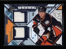 CAM FOWLER 2013/14 SPX WINNING MATERIALS DUAL GAME USED WORN JERSEY AZ6513