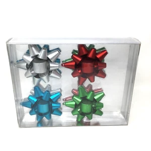 Martha Stewart Christmas Holidays Gift Bow Ornaments 8 Count - Picture 1 of 5