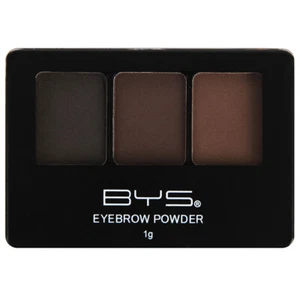 BYS Eyebrow Powder Trio Bold Brows Cosmetics Shape/Blend Facial Beauty Makeup - Picture 1 of 2