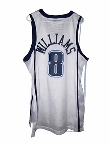 Deron Williams Utah Jazz NBA Jersey Men L Reebok Home #8 Rare New Sewn Vintage - Picture 1 of 11