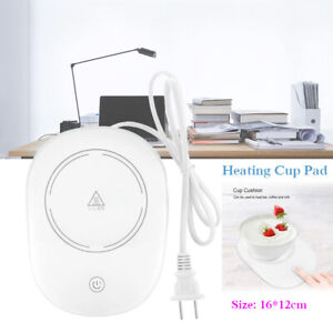 Electric Heating Homothermal Warm Cup Pad Cushion For Tea Milk 220V New UK