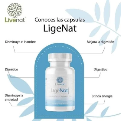 Ligenat (30 Cápsulas) (Suministro para 1 Mes) Foto 1 de 3