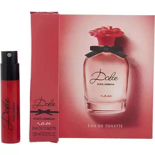 D&G DOLCE & GABBANA DOLCE ROSE EDT .8 ml .02 fl oz - 1 MUESTRA Foto 1 de 1