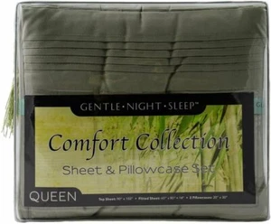 Juego de sábanas y funda de almohada Comfort Collection suave talla queen - Imagen 1 de 6