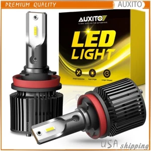 H11 LED Headlight Super Bright Bulbs Kit 8000K White 330000LM High/Low Beam - Picture 1 of 11