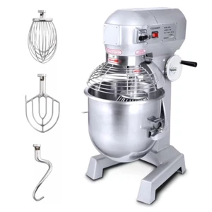 Commercial Dough Mixer Electric Stand Food Mixer Bakery Beater Whip 30L 1500W - Picture 1 of 2