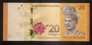MALAYSIA $20 Ringgit ND P54 Sign: Zeti Aziz UNC Banknote - Picture 1 of 2