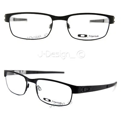 Oakley METAL PLATE OX5038-0555 Matte Black Titanium Eyeglasses - New Authentic - Image 1 of 4