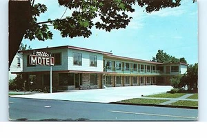 1955 Postcard Eugene OR Oregon Mills Motel Highway 99 South Bound - Picture 1 of 2