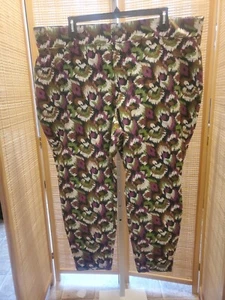 Terra Sky Hose Damen Übergröße 3X 24W 26W Pull On Mehrfarbig Gesäßtaschen - Bild 1 von 12