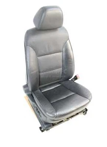BMW E60 E61 Black Leather Right Front Power Passengers Seat Lumbar 2004-2010 OEM - Picture 1 of 10