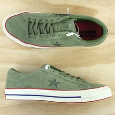 one star platform metallic suede low top