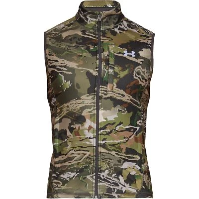 Under Armour Cold Gear Hunting Zephyr Fleece Vest Forest Camo 1316864-940 Size S - Image 1 of 2