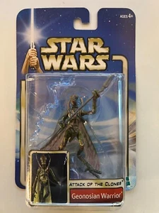 Star Wars Attack of the Clones GEONOSIAN WARRIOR Action Figure w/Electro Staff - Picture 1 of 2
