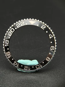 #1027 ORIGINAL ROLEX GMT MASTER 2 CERAMIC 116710LN 116710  KERAMIK BEZEL LÜNETTE - Bild 1 von 4