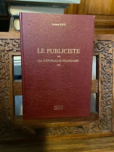 Roux jacques: El publicista de la república francesa 1793 - EDHIS 1981 - Imagen 1 de 1