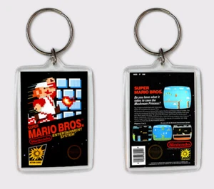 SUPER MARIO BROS USA NINTENDO NES LLAVERO KEYRING - Imagen 1 de 1