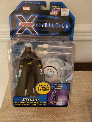 Toy Biz Marvel X-Men Evolution Storm con base de nube giratoria 47589 Foto 1 de 2