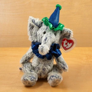 EMMET the Elephant - 9" Ty Attic Treasures (Retired) Plush MWMT - NEW OLD STOCK - Picture 1 of 5