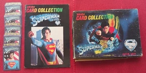 Superman The Movie Amada Card Album COMPLETE set w/ Vending Box (Reeve Japan) - Picture 1 of 12