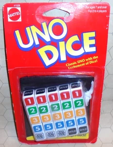 Mattel Classic Uno Dice Game Pack MOC - OOP 1996 - Picture 1 of 4