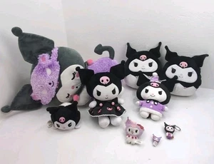 Set große Sanrio Kuromi Plüsch Hello Kitty Figur Squishmallow Schlüsselanhänger My Melody - Bild 1 von 18