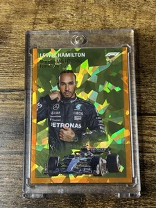 2024 Topps Chrome Sapphire Formula1 F1 Lewis Hamilton Orange 17 /25 #1954-6 - Picture 1 of 2