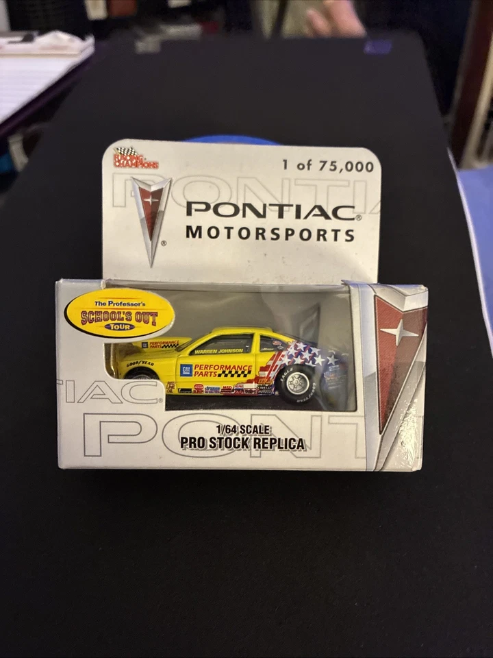 NHRA Racing Champions Warren Johnson 2005 Pontiac Pro Stock Replica 1/64 NEW - Image 1 of 1