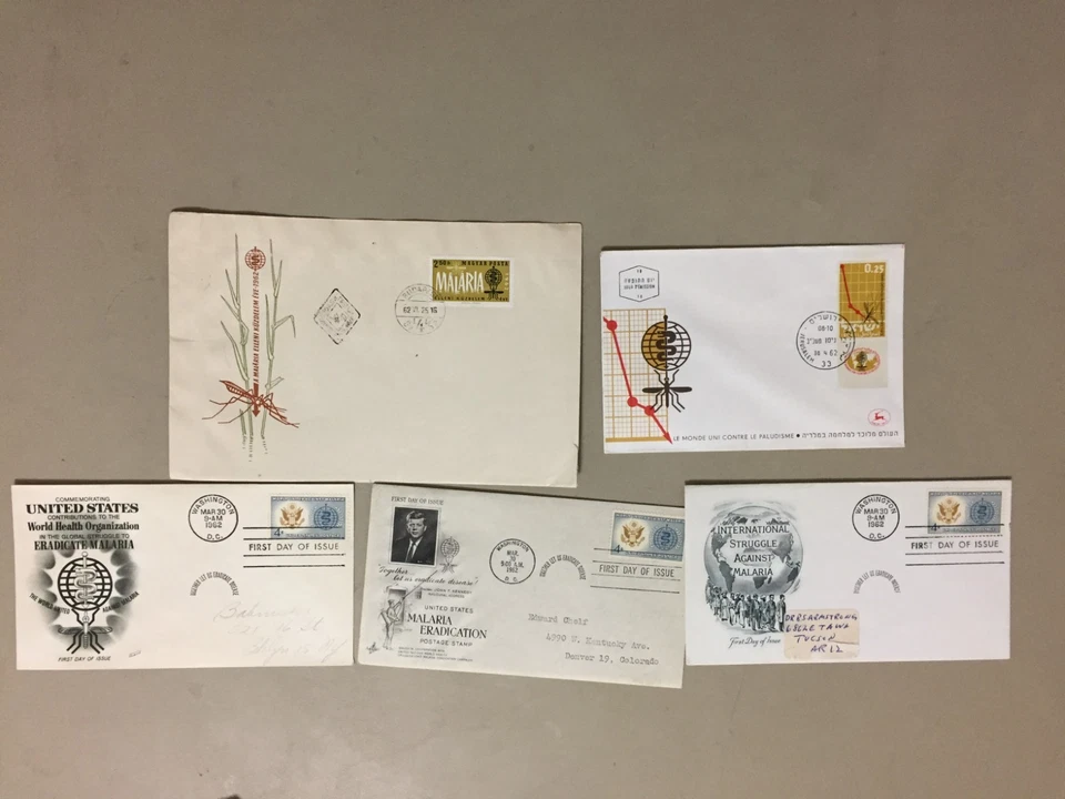 Five MALARIA fdc - Image 1 of 1