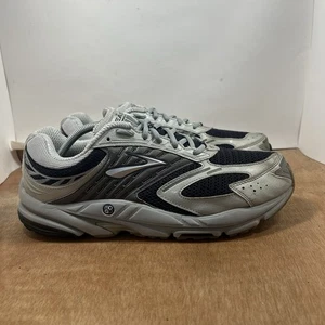 Brooks The Beast Herren Größe 12,5 2E Weite Silber/Schwarz Athletisch Freizeit Turnschuhe - Bild 1 von 9
