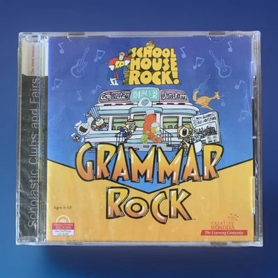 Schoolhouse Rock! Gramática JUEGO/SOFTWARE PC VINTAGE Windows Mac Foto 1 de 4